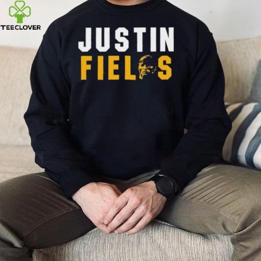 Justin Fields face Pittsburgh Steelers NFL hoodie, sweater, longsleeve, shirt v-neck, t-shirt