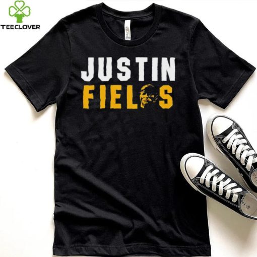 Justin Fields face Pittsburgh Steelers NFL hoodie, sweater, longsleeve, shirt v-neck, t-shirt