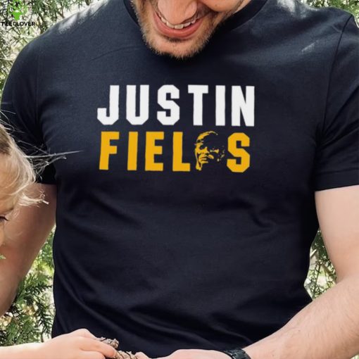 Justin Fields face Pittsburgh Steelers NFL hoodie, sweater, longsleeve, shirt v-neck, t-shirt