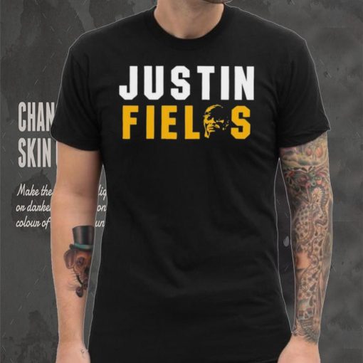 Justin Fields face Pittsburgh Steelers NFL hoodie, sweater, longsleeve, shirt v-neck, t-shirt