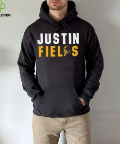 Justin Fields face Pittsburgh Steelers NFL hoodie, sweater, longsleeve, shirt v-neck, t-shirt