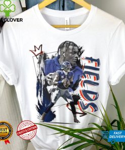 Justin Fields number 1 Chicago Bears football player pose gift shirt