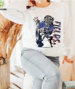 Justin Fields number 1 Chicago Bears football player pose gift shirt 3 Justin Fields number 1 Chicago Bears football player pose gift shirt