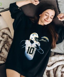 Justin Herbert Los Angeles Chargers Nike Player Graphic T Shirt Powder Blue