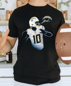 Justin Herbert Los Angeles Chargers Nike Player Graphic T Shirt Powder Blue