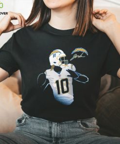 Justin Herbert Los Angeles Chargers Nike Player Graphic T Shirt Powder Blue