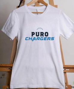 Justin Herbert Wearing Puro Chargers Shirt