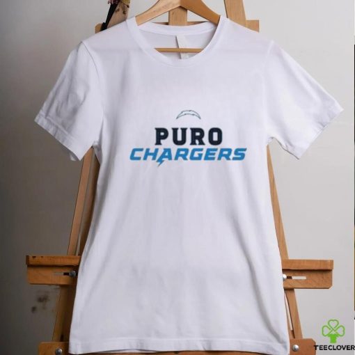 Justin Herbert Wearing Puro Chargers Shirt