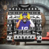 Santa Claus Mechanical Bull Rides Ugly Christmas Sweater