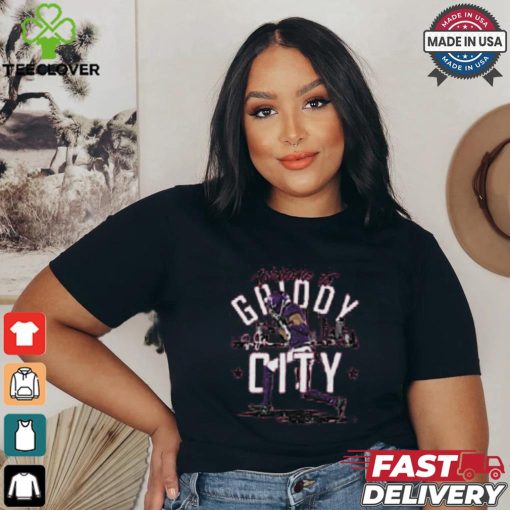 Justin Jefferson Minnesota Griddy City Kids T Shirt