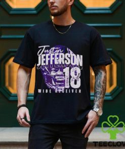 Justin Jefferson Minnesota Half face football shirt