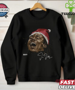 Justin Jefferson Minnesota Santa Hat Shirt