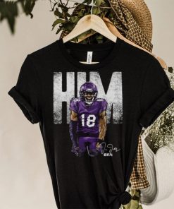 Justin Jefferson Minnesota Vikings Him Bold Signature Shirt