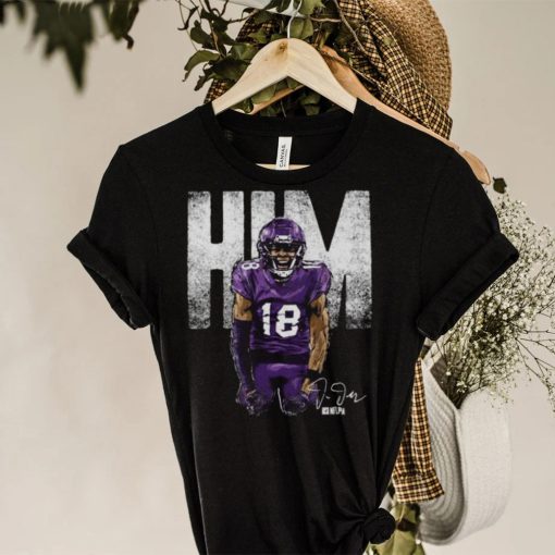 Justin Jefferson Minnesota Vikings Him Bold Signature Shirt