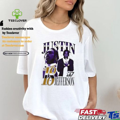 Justin Jefferson Minnesota Vikings lightning 2024 shirt