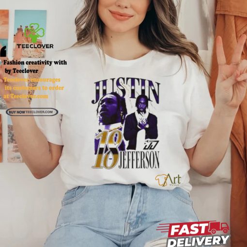 Justin Jefferson Minnesota Vikings lightning 2024 shirt