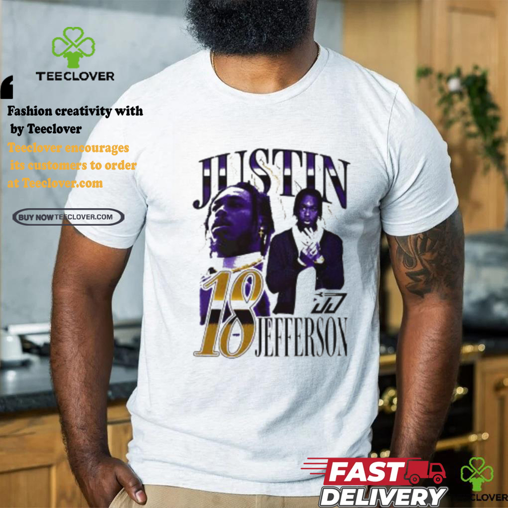 Justin Jefferson Minnesota Vikings lightning 2024 shirt Justin Jefferson Minnesota Vikings lightning 2024 shirt