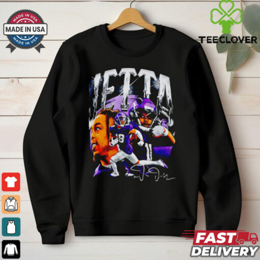 Justin Jefferson Minnesota Vikings signature vintage Limited Edition