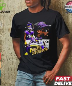 Justin Jefferson Vintage Collage T Shirt