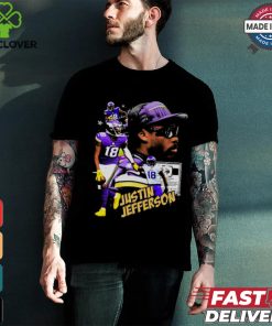 Justin Jefferson Vintage Collage T Shirt