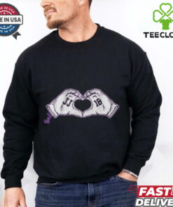 Justin Jefferson heart hands shirt