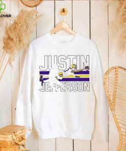 Justin Jefferson player action pose funny shirt