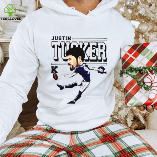 Justin Tucker Baltimore Ravens Cartoon Shirt