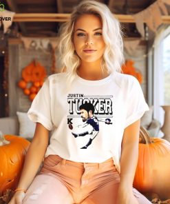 Justin Tucker Baltimore Ravens Cartoon Shirt