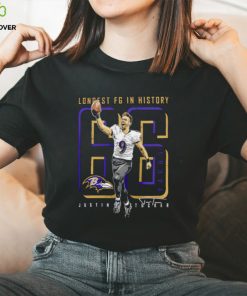 Justin Tucker Baltimore Ravens Longest Field Goal In History Shirt
