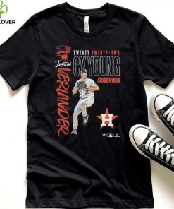 Justin Verlander Houston Astros 2022 AL Cy Young Award Winner Shirt