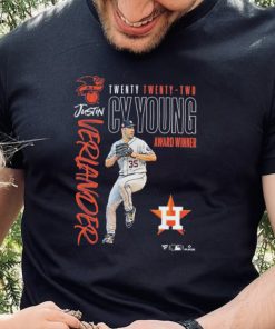 Justin Verlander Houston Astros 2022 AL Cy Young Award Winner Shirt