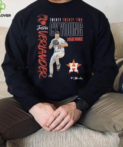 Justin Verlander Houston Astros 2022 AL Cy Young Award Winner Shirt