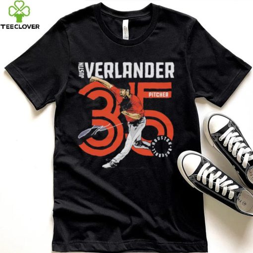 Justin Verlander Inline signature shirt