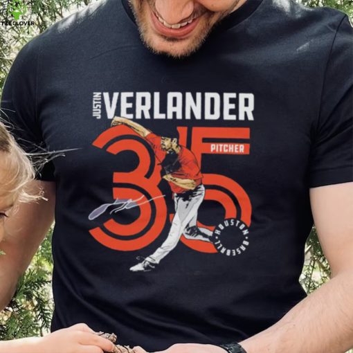 Justin Verlander Inline signature shirt