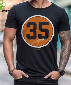 Justin Verlander Number Circle #35 Tee Houston Astros hoodie, sweater, longsleeve, shirt v-neck, t-shirt