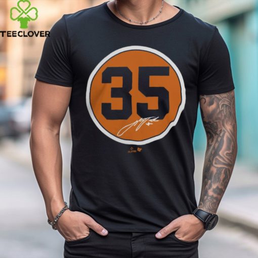 Justin Verlander Number Circle #35 Tee Houston Astros hoodie, sweater, longsleeve, shirt v-neck, t-shirt