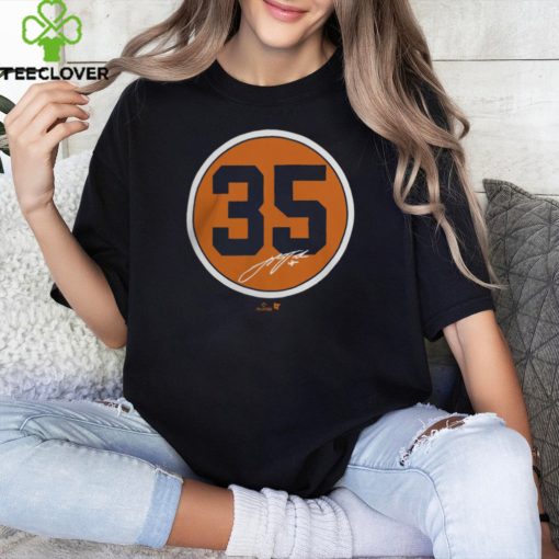 Justin Verlander Number Circle #35 Tee Houston Astros hoodie, sweater, longsleeve, shirt v-neck, t-shirt