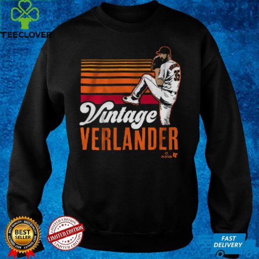 Justin Verlander_ Vintage JV T Shirt, Houston   MLBPA