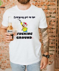 Justin everybody get on the fucking ground shirt
