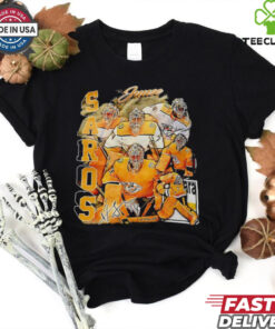 Juuse Saros Nashville Predators hockey vintage shirt