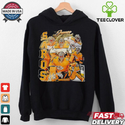 Juuse Saros Nashville Predators hockey vintage shirt