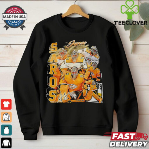 Juuse Saros Nashville Predators hockey vintage shirt