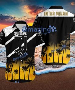 Juventus FC Logo Button Down Hawaiian Shirt Hip Summer Trend