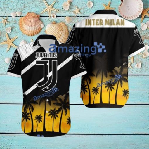 Juventus FC Logo Button Down Hawaiian Shirt Hip Summer Trend