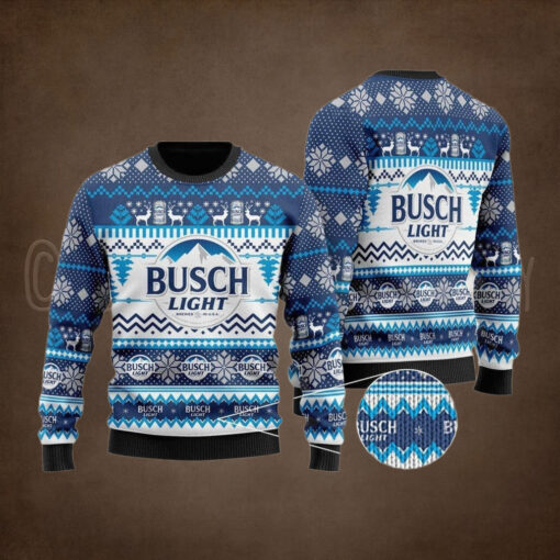Busch Light Ugly Sweater