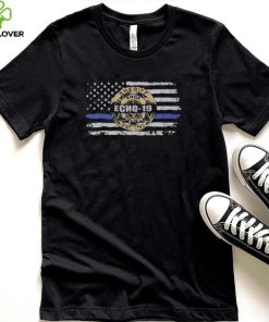 K 9 Officer Tucker Blakely Memorial American Flag T Shirt