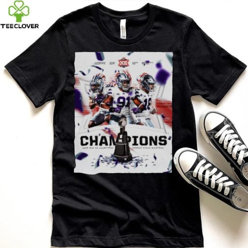 K State Football Team 2022 Big 12 Champions Shirt