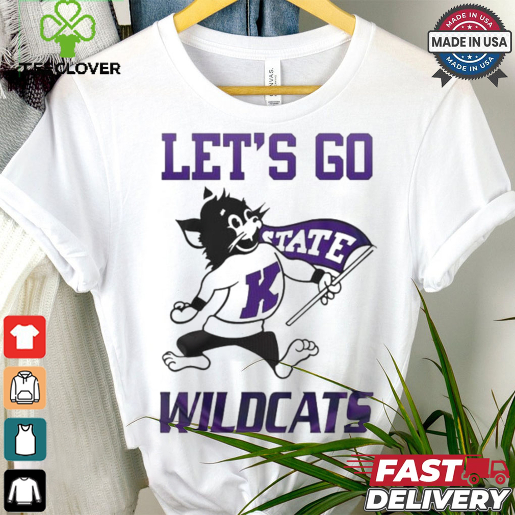 K State Wildcats 2024 White Let’s Go Wildcats T shirt K State Wildcats 2024 White Let’s Go Wildcats T shirt
