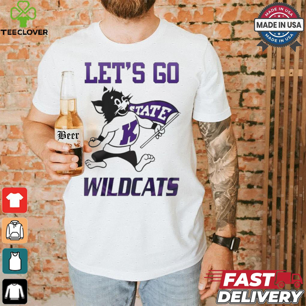 K State Wildcats 2024 White Let’s Go Wildcats T shirt K State Wildcats 2024 White Let’s Go Wildcats T shirt