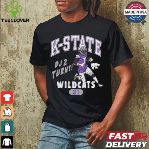 K State Wildcats DJ 2 Turnt Giddens Shirt